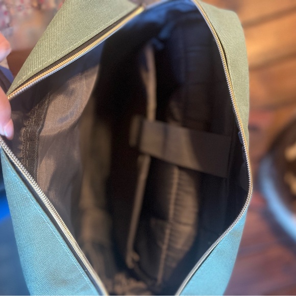 Modoker teal vintage laptop backpack. - Picture 4 of 4